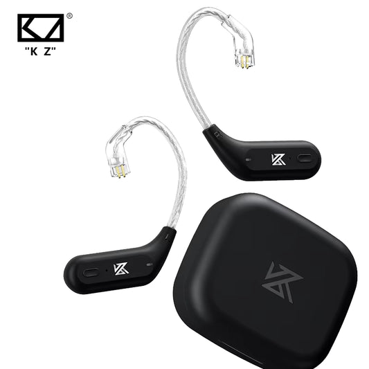 KZ AZ09 HD Bluetooth 5.2 Ear Hook Headset Cable HIFI Wireless Upgrade Cable with Charging Case KZ Z1 S2 ZSTX Z1 ZSX DQ6 ZS10 PRO