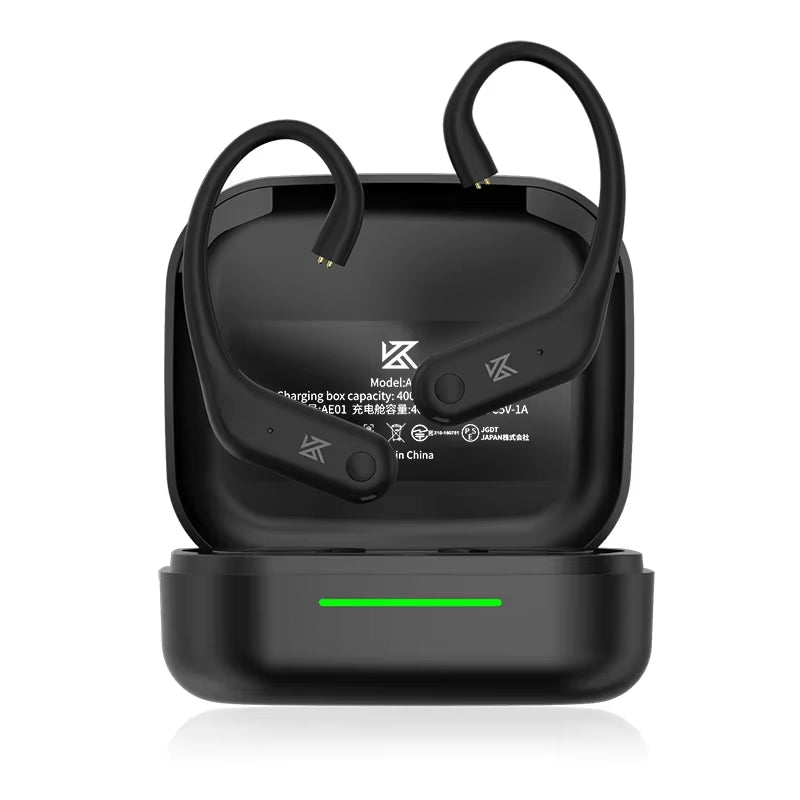 NEW KZ AE01 Bluetooth-Compatible 5.4 Wireless Upgrade Cable HIFI Wireless Ear Hook with Charging Case C PIN Connector