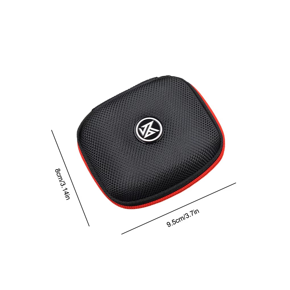 KZ Case Earphone Box Bluetooth Headset Case Square Portable Compression Headset Storage Case EVA Zipper Bag with Logo