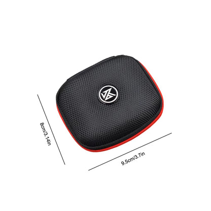 KZ Case Earphone Box Bluetooth Headset Case Square Portable Compression Headset Storage Case EVA Zipper Bag with Logo