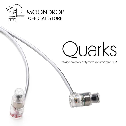 MOONDROP Quarks Earphones High-Performance Iems Closed Anterior Cavity Micro Dynamic Driver Earbuds