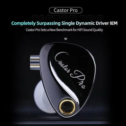 KZ Castor PRO Wired In-Ear Earphones Dynamic Drivers High-End Tunable Earphones HIFI Sound IEM Bass Headphones Gaming Headset